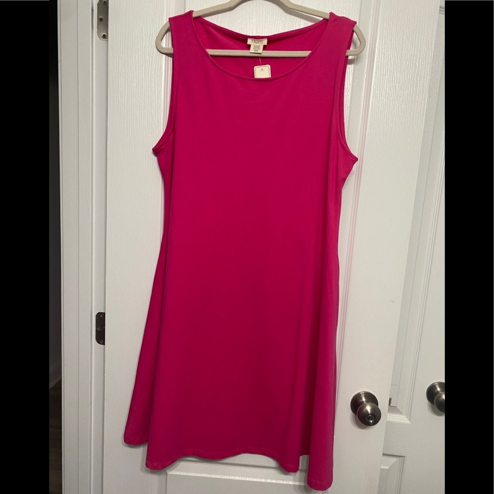 NWT A line stretchy dress with Pockets